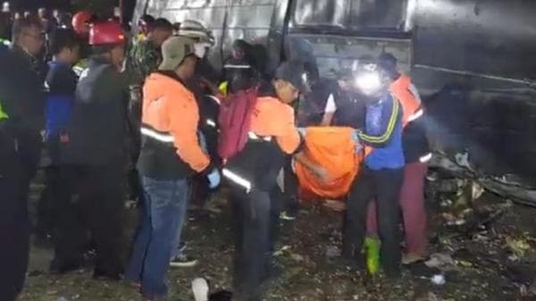 Kecelakaan Bus Rombongan Siswa SMK Lingga Kencana di Ciater Subang, Kadishub: 10 Orang Tewas