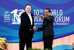 Presiden Jokowi Bertemu Elon Musk, Bahas Potensi Pengembangan Investasi di Indonesia