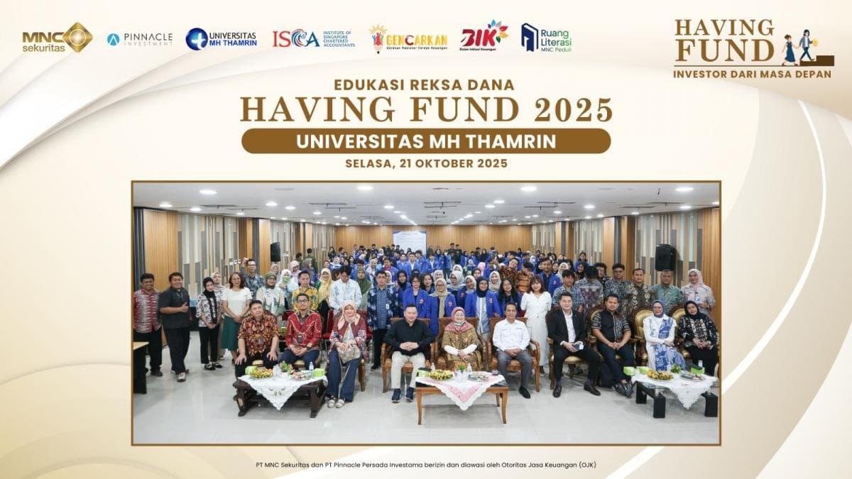 MNC Sekuritas dan Pinnacle Investment Gelar Edukasi Having Fund 2025 di Universitas MH Thamrin MNC Sekuritas dan Pinnacle Investment Gelar Edukasi Having Fund 2025 di Universitas MH Thamrin