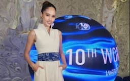 4 Potret Wah Cinta Laura Jadi Ambassador World Water Forum ke-10