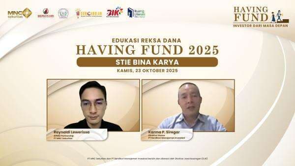 MNC Sekuritas dan Berdikari Manajemen Investasi Gelar Edukasi Having Fund 2025 Secara Online di STIE Bina Karya MNC Sekuritas dan Berdikari Manajemen Investasi Gelar Edukasi Having Fund 2025 Secara Online di STIE Bina Karya