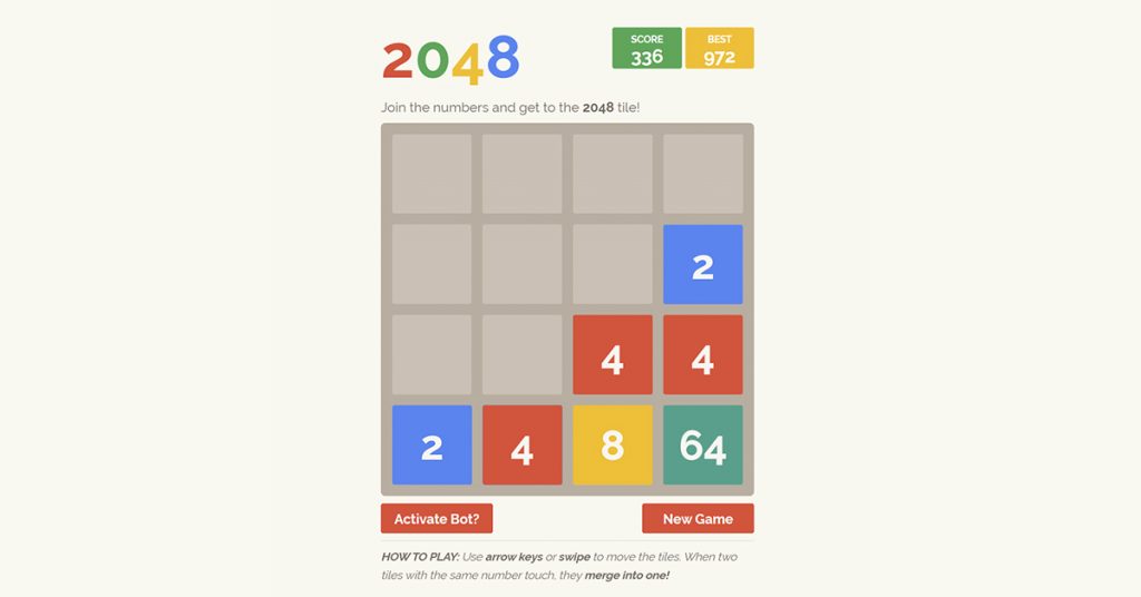 game puzzle 2048