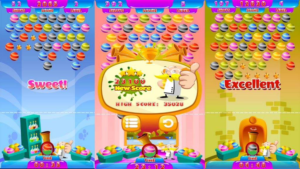 Game Arcade Professor Bubble