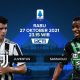 juventus vs sassuolo 27 oktober
