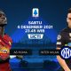 jadwal streaming as roma vs inter milan 4 desember