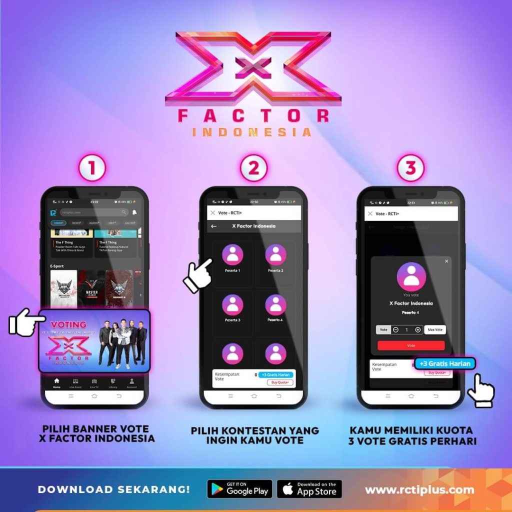 voting x factor di rctiplus