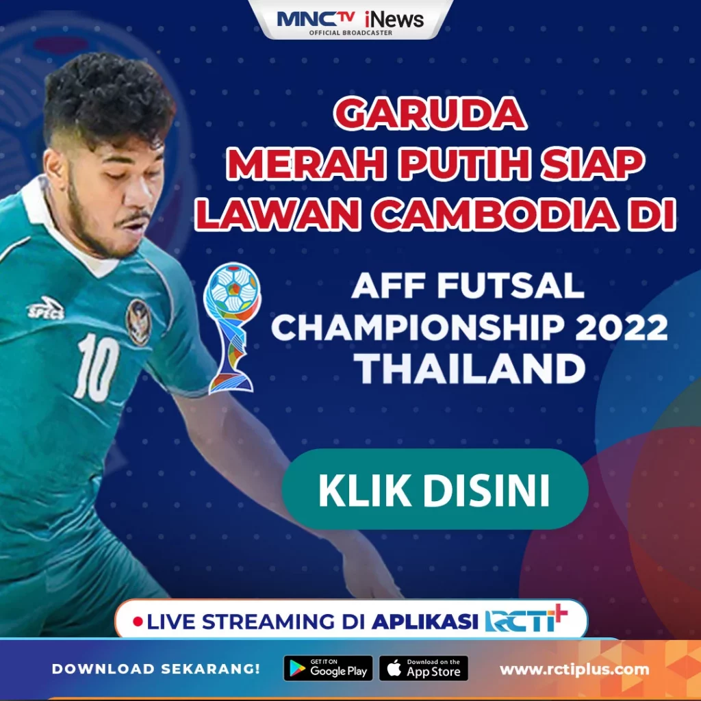 Live AFF Futsal Indonesia vs Kamboja LIVE 2022