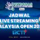 Jadwal Live Streaming Malaysia Open 2023