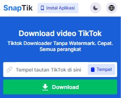snaptik download video di hp