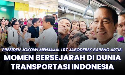 Presiden Jokowi Menjajal LRT Jabodebek Bareng Artis: Momen Bersejarah di Dunia Transportasi Indonesia
