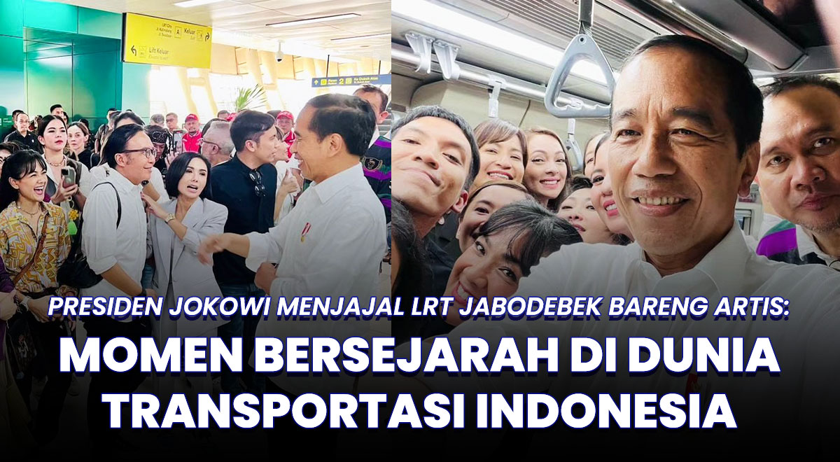 Presiden Jokowi Menjajal LRT Jabodebek Bareng Artis: Momen Bersejarah di Dunia Transportasi Indonesia