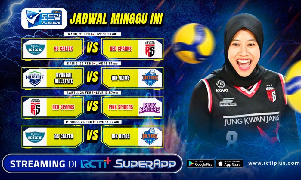 Jadwal Liga Voli Putri Korea Pekan Ini Ada Megawati Hangestri!