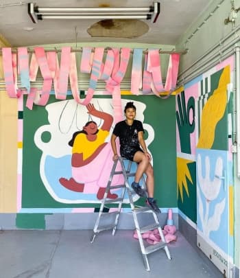 Yessiow, Seniman Mural Asal Bali yang Gelar Tur Karya ke-5 Negara