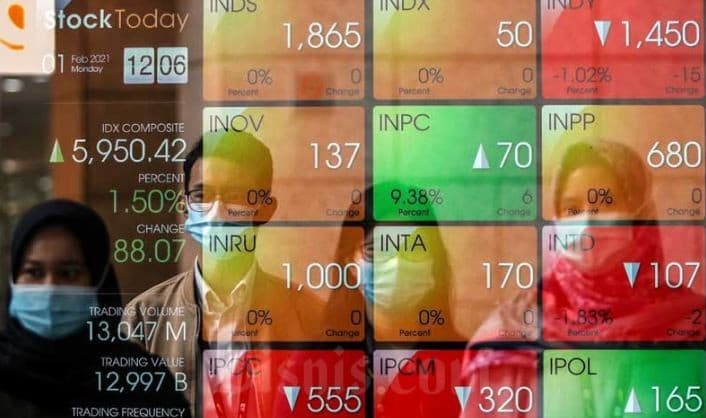 Jelang Natal, IHSG Sore Berakhir Melemah 0,55 Persen ke 8.537