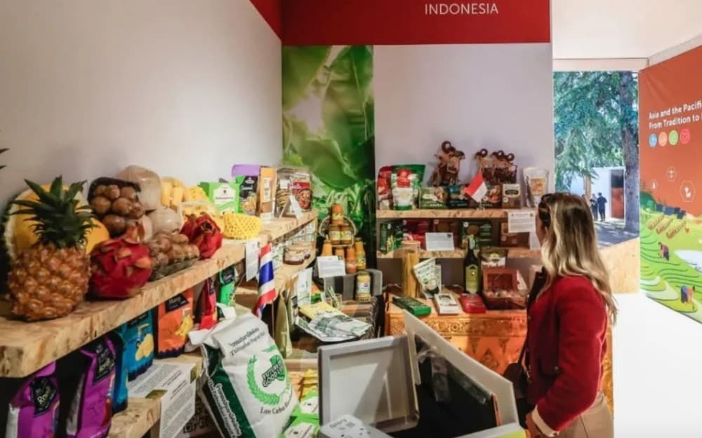 Indonesia Pamerkan Produk Pangan Domestik di Roma, Ada Beras hingga Salak