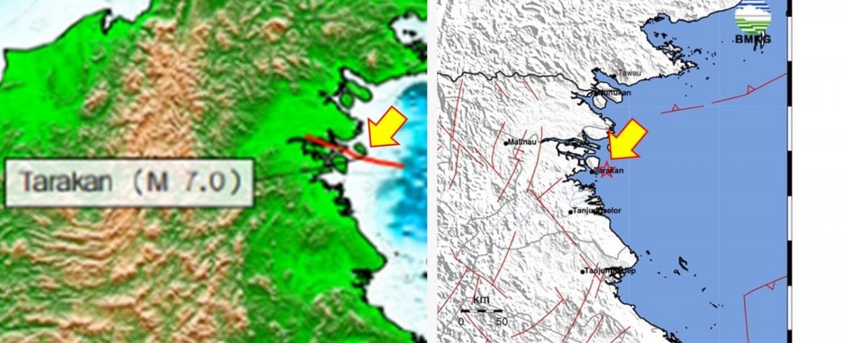 BMKG Ingatkan Warga Potensi Gempa Merusak Akibat Aktivitas Sesar Tarakan Kaltara