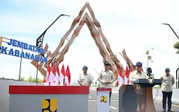 Presiden Prabowo Resmikan Jembatan Kabanaran dan Empat Proyek Infrastruktur Senilai Rp1,97 Triliun 