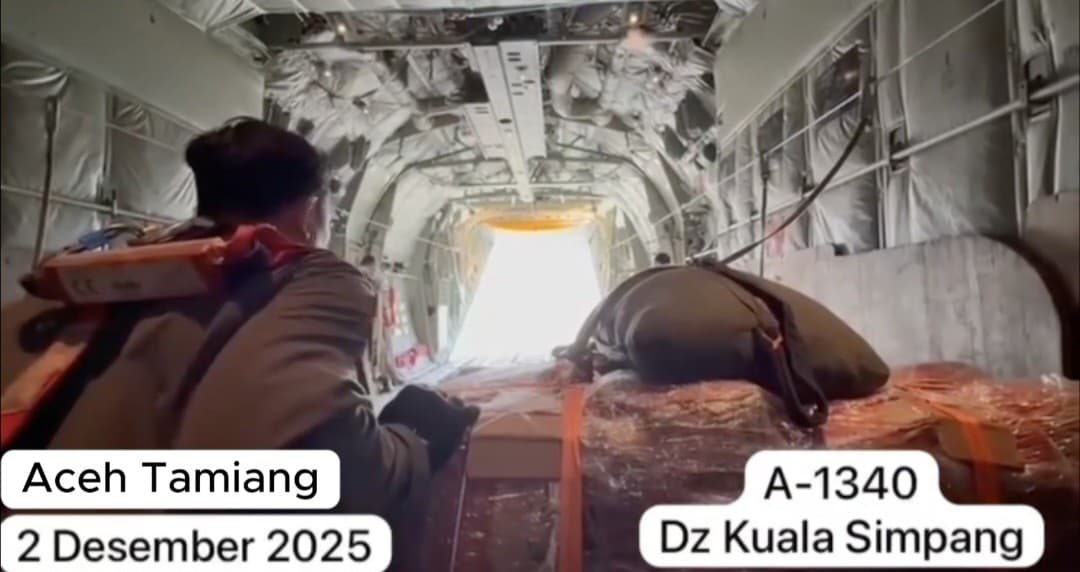 Upaya Pemulihan Aceh Tamiang Dipercepat, Bantuan Dikirim Lewat Sungai dan Airdrop