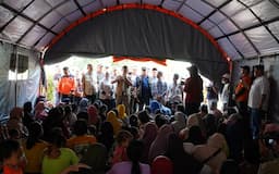 Penyaluran Bantuan di Langkat Optimal, BNPB Mulai Siapkan Hunian Sementara