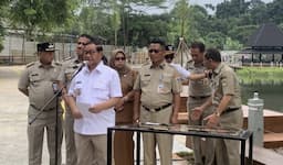 Pramono Resmikan Embung Lapangan Merah, Bisa Kurangi Banjir di 3 RW Jagakarsa