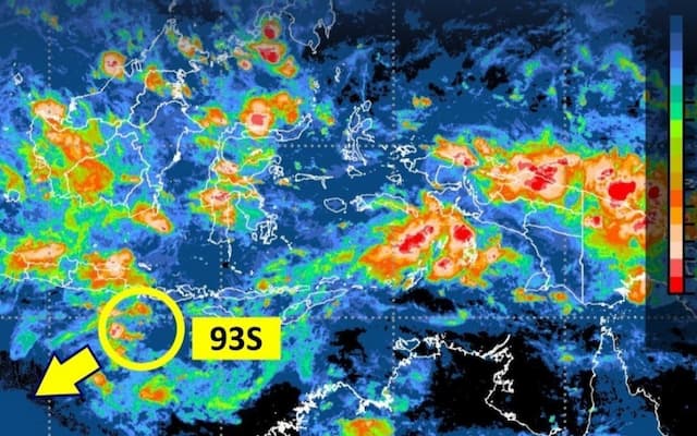 Bibit Siklon 93S Terdeteksi di Indonesia, BMKG: Waspada Hujan dan Gelombang Tinggi di Bali dan NTT