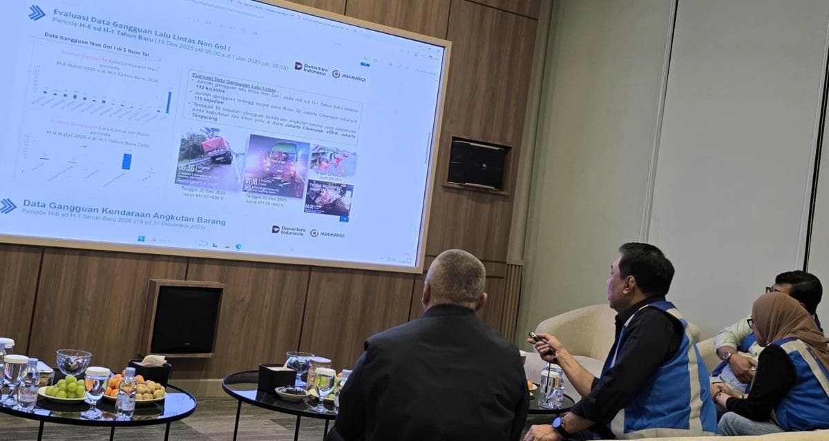 Menhub Pantau Arus Tol Jakarta, 311.545 Kendaraan Tinggalkan Jabotabek hingga 1 Januari 2026