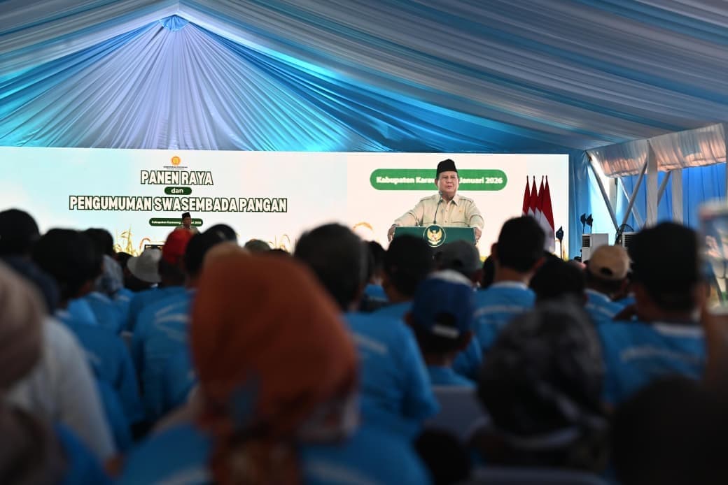 Prabowo Umumkan Indonesia Capai Swasembada Pangan Nasional dalam Setahun