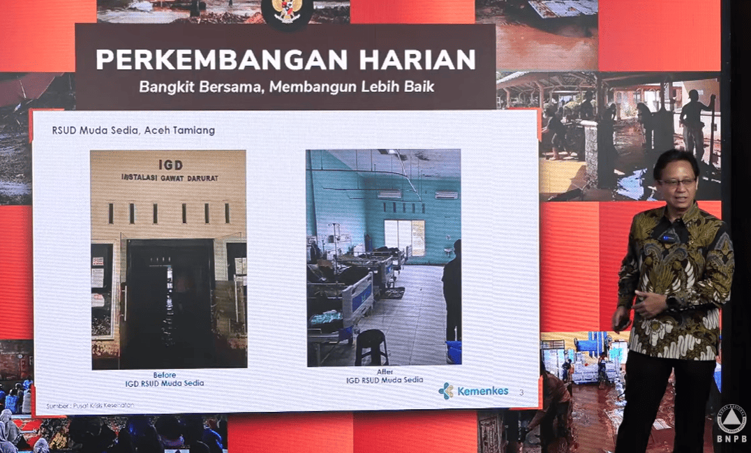 Fasilitas Kesehatan di Wilayah Terdampak Banjir Bandang Sumatera Berangsur Pulih