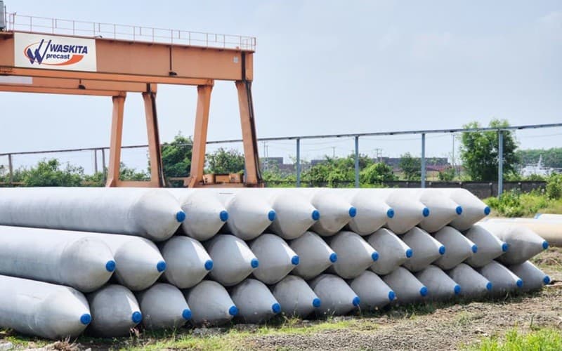 WSBP Suplai Beton Precast untuk Proyek UCC Tangguh Papua Barat