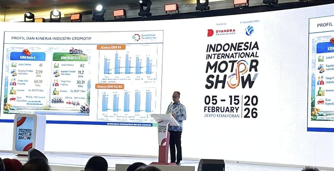 IIMS 2026 Resmi Dibuka, Menperin Optimistis Sektor Manufaktur Tumbuh Positif
