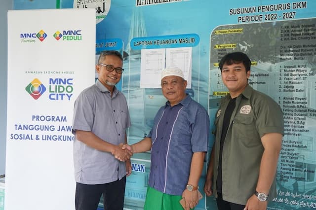 DKM Al-Hidayah Mengaku Senang dan Terbantu dengan Program Peduli Masjid MNC Lido City
