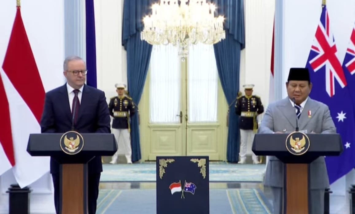 Prabowo dan PM Albanese Teken Traktat Keamanan Bersama Indonesia-Australia