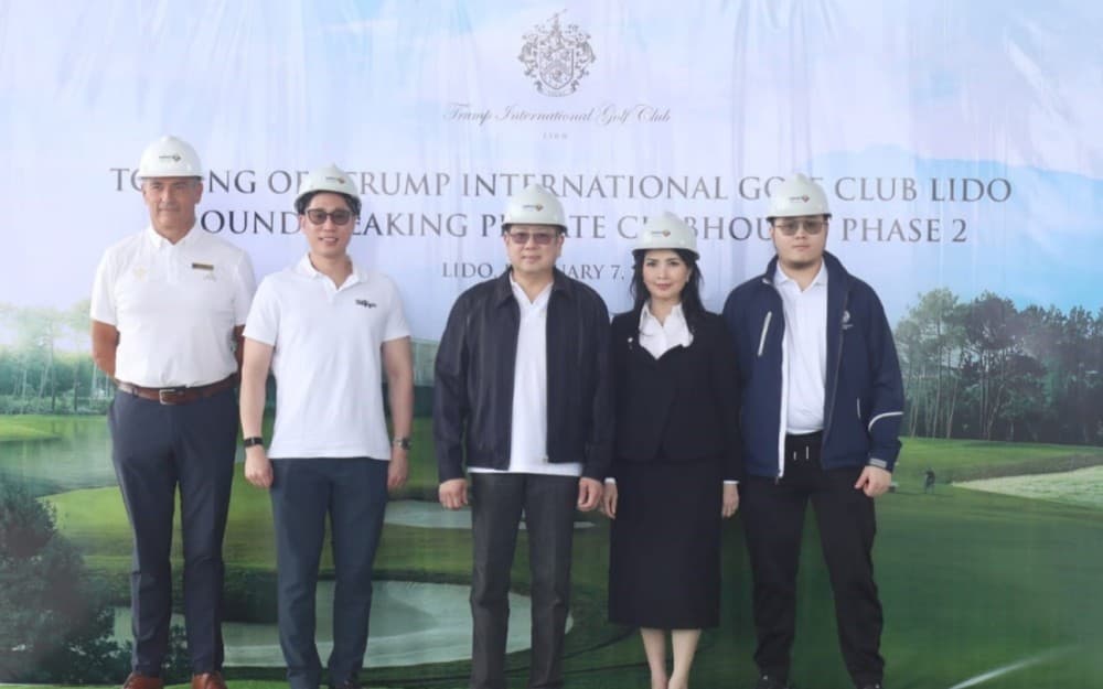 MNC Tourism Gelar Topping Off Trump International Golf Club Lido & Groundbreaking Private Clubhouse
