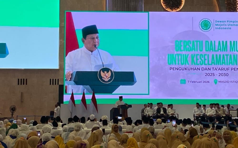 Presiden Prabowo: Dana Umat Bisa Capai Rp500 Triliun Per Tahun Kalau Dikelola dengan Baik