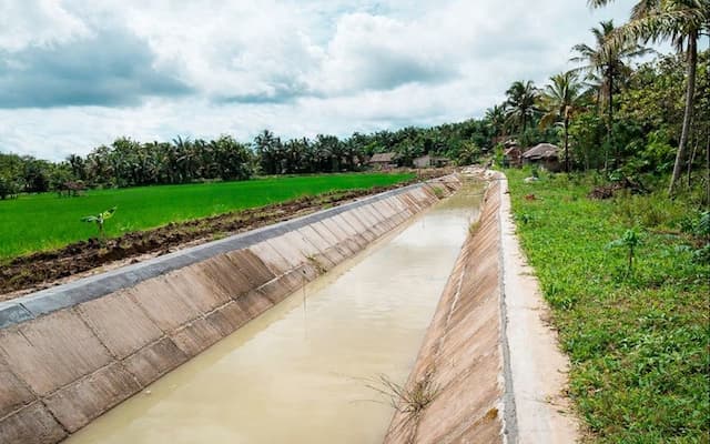 Waskita Precast (WSBP) Suplai Beton untuk Proyek Irigasi Modular Cibaliung