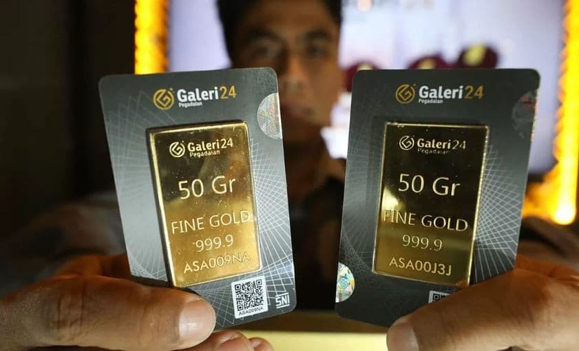 Harga Emas Antam, UBS dan Galeri24 Melonjak Usai Serangan AS-Israel ke Iran