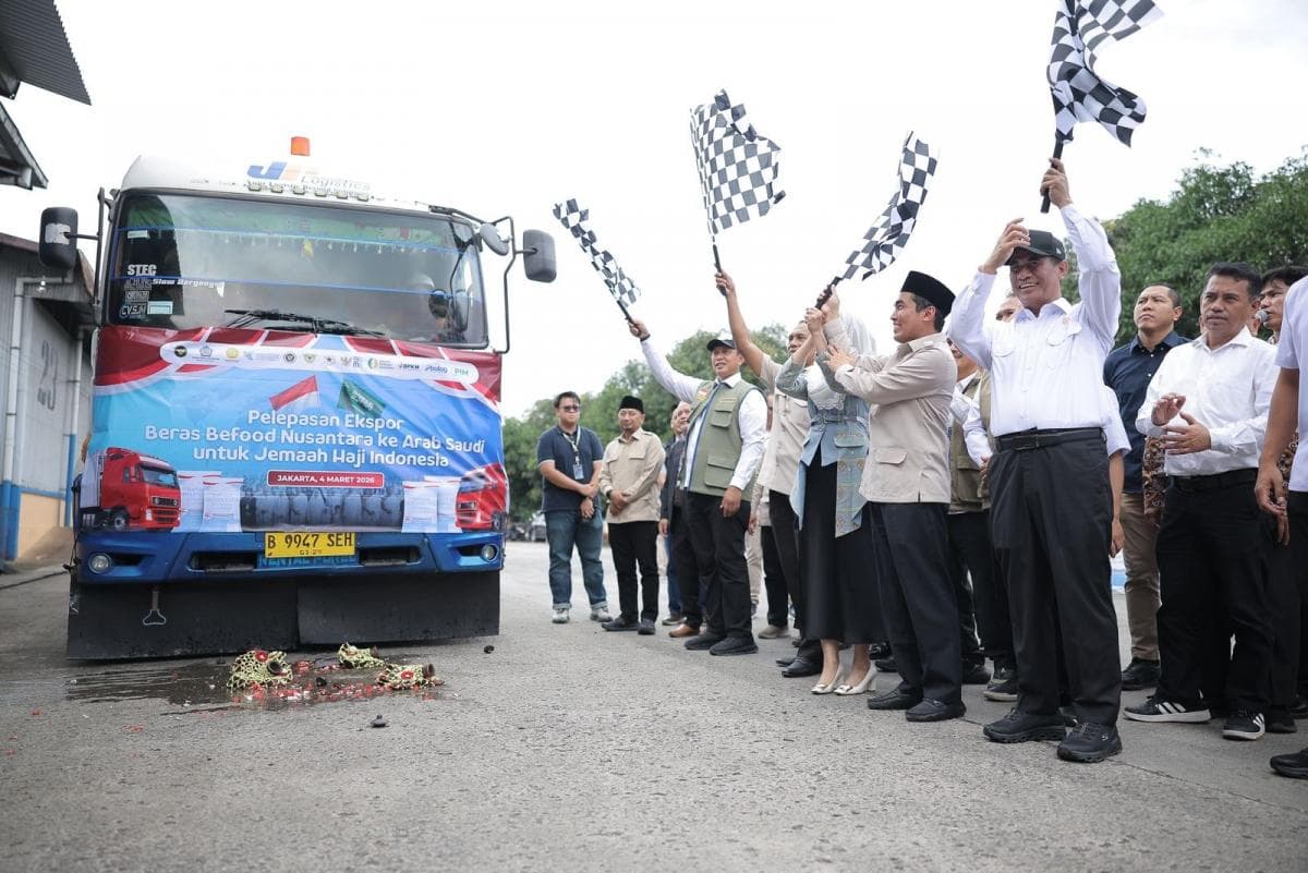 Indonesia Ekspor Perdana 2.280 Ton Beras ke Arab Saudi