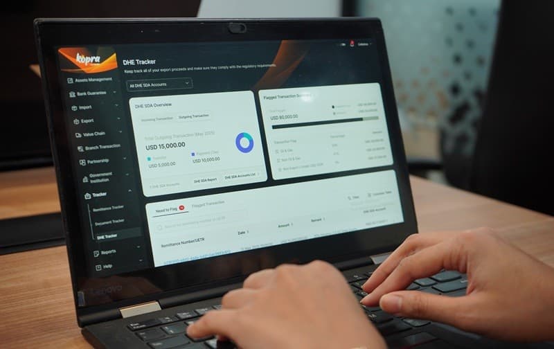 Lewat Kopra by Mandiri, DHE SDA Kini Bisa Dipantau Secara Real Time