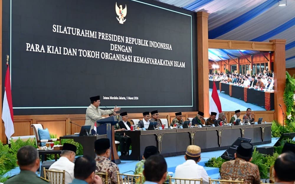 Presiden Prabowo di Depan Ulama, Siap Dorong Perdamaian Timur Tengah dan Perjuangkan Palestina