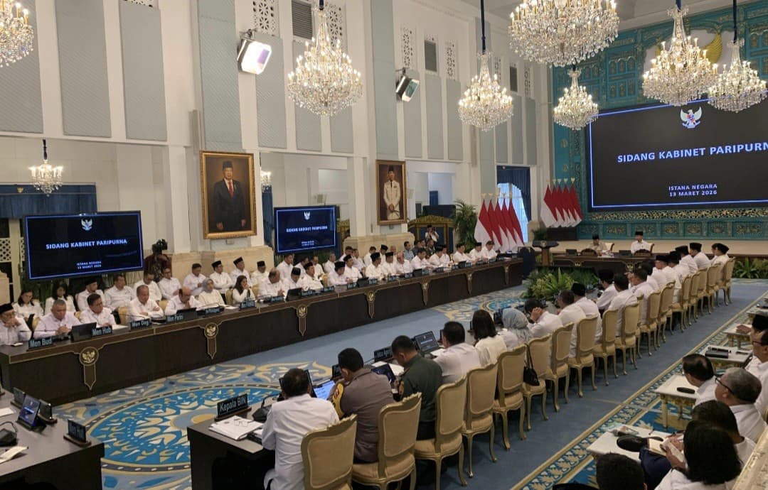 Prabowo Pimpin Sidang Kabinet Paripurna di Istana, Bahas Persiapan Idulfitri 1446 H