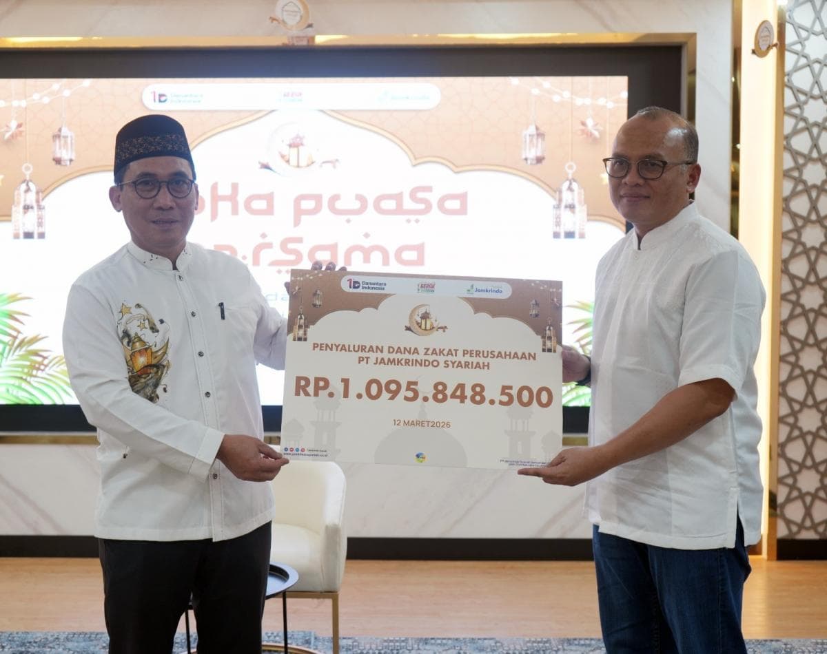 Jamkrindo Syariah Salurkan Zakat Perusahaan Rp1 Miliar