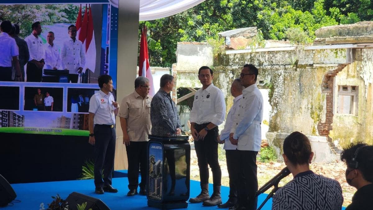 KAI Groundbreaking Pembangunan 2.200 unit Rusun di Kawasan TOD Stasiun Manggarai