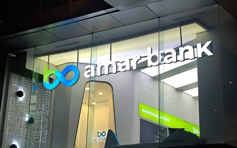 Amar Bank (AMAR) Cetak Laba Bersih Rp249,6 Miliar pada 2025