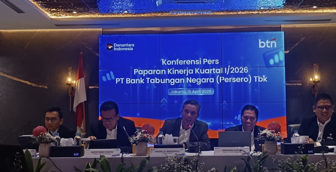 Laba BTN (BBTN) Tumbuh 22,6 Persen Jadi Rp1,1 Triliun di Kuartal-I 2026