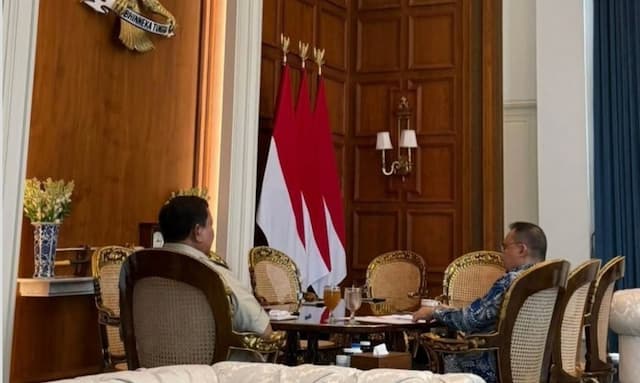 Prabowo Bertemu Dasco di Istana Hari Ini, Bahas Dinamika Politik hingga Ekonomi Nasional