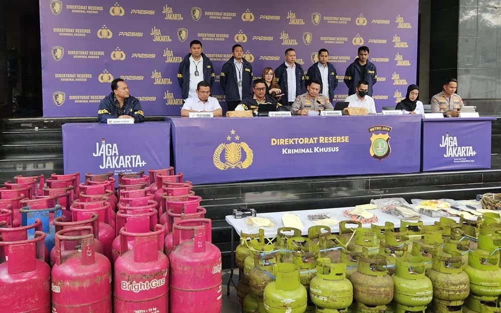 Polisi Bongkar Suntik LPG Subsidi ke Tabung Non-Subsidi, Pelaku Raup Omzet Rp2,7 Miliar