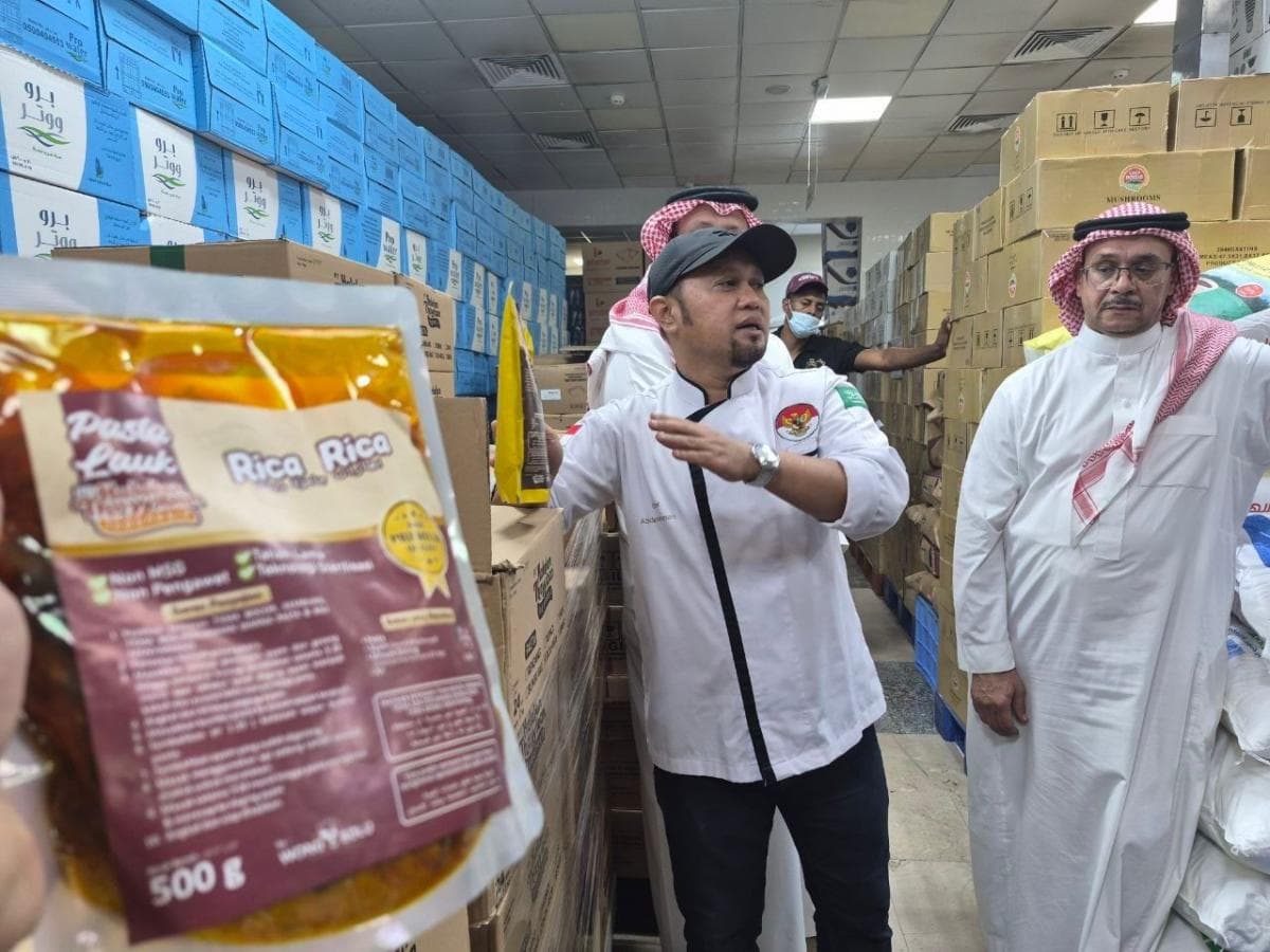 23 Dapur Disiagakan, Kemenhaj Pastikan Konsumsi Jemaah Haji di Madinah 100 Persen Siap