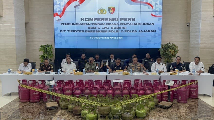 Bareskrim Ungkap Kasus Penyalahgunaan BBM dan LPG Bersubsidi, Kerugian Negara Rp243 Miliar