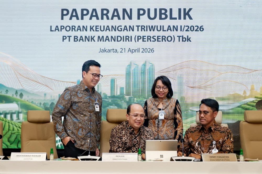 Bank Mandiri Catat Laba Rp15,4 Triliun di Kuartal I-2026, Kukuhkan Peran Mitra Strategis Pemerintah