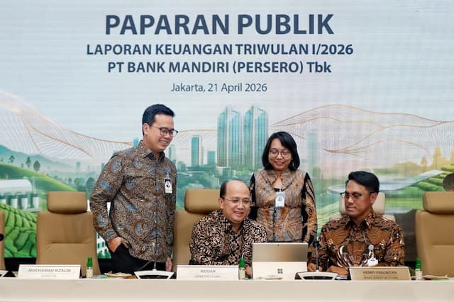 Bank Mandiri Catat Laba Rp15,4 Triliun di Kuartal I-2026, Kukuhkan Peran Mitra Strategis Pemerintah